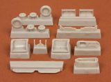 MiG-21bis wheel bays and wheels for Zvezda 1:72