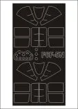 F6F-5 mask for Trumpeter 1:32 F6F-5 mask for Trumpeter 1:32