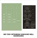 G3M2/ G3M3 Nell maxi mask für Hasegawa 1:72