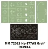 He 177 Greif maxi mask für Revell 1:72 He 177 Greif maxi mask für Revell 1:72