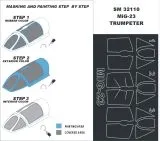 MiG-23 mask for Trumpeter 1:32