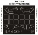 Bf 109F mask for Trumpeter 1:32