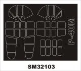 P-40M Mask für Hasegawa 1:32