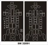Bf 110C Mask for Dragon 1:32