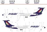 Il-62M Malev - Hungarian Airlines 1:144