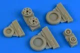 F-16I weighted wheels (Michelin) for Kinetic 1:48 F-16I weighted wheels (Michelin) for Kinetic 1:48