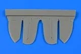 Spitfire Mk.IX control surfaces (early) for Eduard 1:72