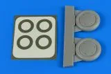 Gloster Gladiator wheels & paint masks 1:48