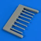 F-80C Shooting Star gun barrels 1:48