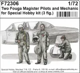Fouga Magister Pilots and Mechanic 1:72 Fouga Magister Pilots and Mechanic 1:72