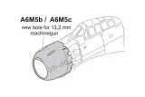A6M5b/c Zero Cowling with MG Opening 1:72
