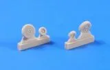 F-4B/ N Phantom II Wheels for Hasegawa 1:72