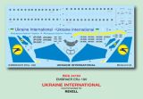 Embraer EMB-190 - Ukraine International 1:144 Embraer EMB-190 - Ukraine International 1:144