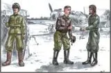Soviet Pilots and Mechanic WW.II 1:72