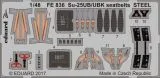 Su-25UB/UBK seatbelts STEEL 1:48