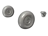 Ju 88A-4 and later /C-6/ G wheels for Revell 1:48 Ju 88A-4 and later /C-6/ G wheels for Revell 1:48