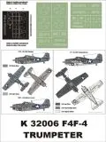 F4F-4 Wildcat (US NAVY) super mask for Trumpter 1:32 F4F-4 Wildcat (US NAVY) super mask for Trumpter 1:32