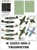 MiG-3 super mask for Trumpeter Part.1 1:32