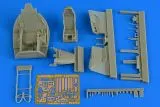SAAB J-29 Tunnan cockpit set for Pilot Replicast 1:48