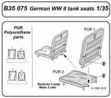 German tank seats WW II 1:35