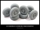 BM-27 Uragan - Sagged wheel set I-159 1:35