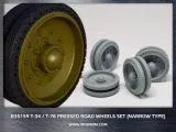 T-34/76 Pressed road wheels set (narrow type) 1:35