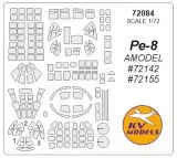 Pe-8 mask for Amodel 1:72