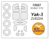 Yak-3 mask for Zvezda 1:72