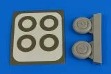 Yak-3 wheels & paint masks 1:48