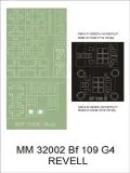 Bf 109G-4 maxi mask for Revell 1:32