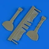 A6M5c Zero Type 52 undercarriage covers 1:32 A6M5c Zero Type 52 undercarriage covers 1:32