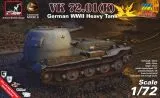 VK 72.01 (K) - German WWII heavy prototype tank 1:72
