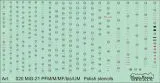 MiG-21PFM/M/MF/bis/UM Polish stencils 1:72