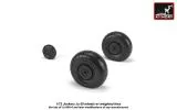 Ju 88 late wheels w/ weighted tires 1:72