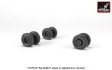 CH-53 Sea Stallion wheels w/ weighted tires 1:72