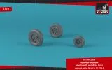 Hawker "Hunter" wheels w/ weighted tires 1:72