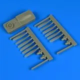 B-17G flying fortress propeller w/tool for Airfix 1:72