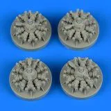 B-17G flying fortress engines for Airfix 1:72