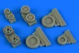 F-16I weighted wheels (Goodyear) for Kinetic 1:48