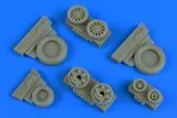F-16I weighted wheels (Goodyear) (Hasegawa) 1:48