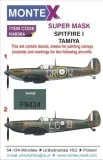 Spitfire Mk.I super mask for Tamiya 1:48 Spitfire Mk.I super mask for Tamiya 1:48