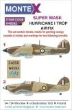 Hurricane Mk.I trop super mask for Airfix 1:48