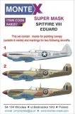 Spitfire Mk.VIII super mask for Eduard 1:48