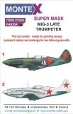 MiG-3 late super mask for Trumpeter 1:48