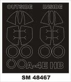 A-4E mask for Hobby Boss 1:48 A-4E mask for Hobby Boss 1:48