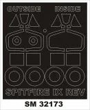 Spitfire Mk.IX mask for Revell 1:32 Spitfire Mk.IX mask for Revell 1:32
