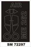 Me 262A mask for Airfix 1:72