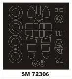 P-40E mask for Special Hobby 1:72 P-40E mask for Special Hobby 1:72