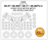 Mil Mi-8T/MT/ Mi-17 mask for Hobby Boss 1:72