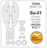Su-31 mask for Amodel 1:72 Su-31 mask for Amodel 1:72